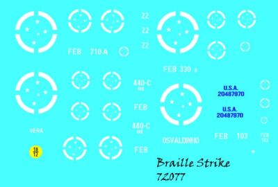 Braille Strike Decals 1/72 Brazilian Expeditionary Forces #3