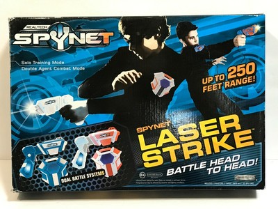NEW Open Box Jakks Pacific RealTech SpyNet Laser Strike Dueling Tag 250' Range