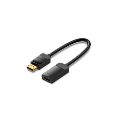 DisplayPort Male - HDMI 4K Female 60Hz 15cm Converter Cable Vention