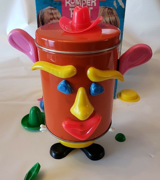 Romper Room Mr Magnet Man Colorful Magnetic Pieces 1970 Hasbro Q Medical Ca