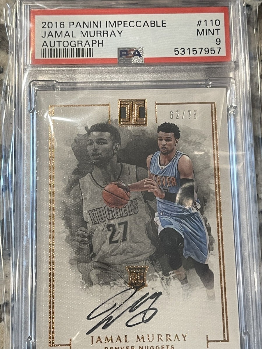 nbaカード  jamal murray rc jersey auto /75 nbaカード jamal murray rc jersey auto /75