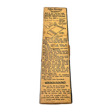 Vintage Alligator No. 00. Steel Belt Lacing , original box, Sealed NOS