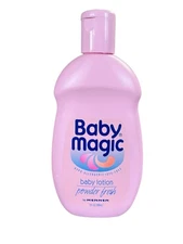 Baby Magic Lotion 9oz Pink Bottle by Mennen Movie Prop VTG 90s Retro Full NOS