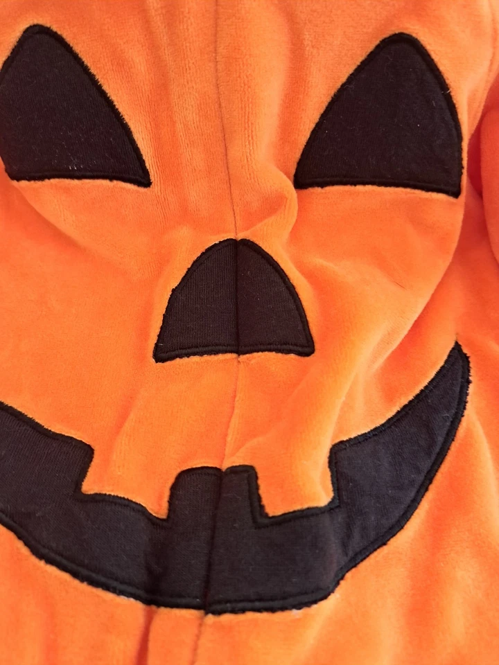 Disfraz de calabaza infantil con capucha 3-6 m mini ropa clásica con cremallera #4303L161 Foto 4 de 4