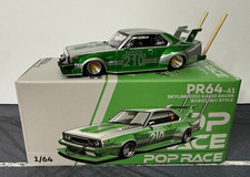 Pop Race Nissan Skyline C210 Kaido Racer Bosozoku Style Datsun PR64-61 #61 1:64