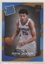 2017-18 Panini Donruss Rated Rookies Justin Jackson #158 z6b
