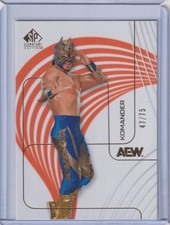 2025 Upper Deck SP Signature Edition AEW Komander #50 Orange /75
