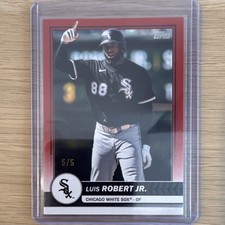 Topps 2026 Flagship Red Luis Robert Jr. #63 Chicago White Sox /5
