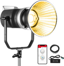 GVM 200W Bi-Color LED Video Light,3200K-5600K LED Spotlight, CRI 97 , Bowens Mou
