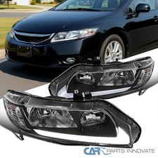 Black Fits 2006-2011 Honda Civic 4dr Sedan Led Strip Headlights Lamps Assembly Black Fits 2006-2011 Honda Civic 4dr Sedan Led Strip Headlights Lamps Assembly