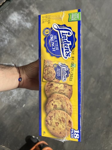 Lindens Butter Crunch Cookies 3 Cookies per Pack (18 -1.75 Oz. Packs per Box) - Picture 4 of 6