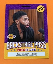2020-21 Panini NBA Hoops Back Stage Pass Anthony Davis #3 Backstage Lakers-Mavs