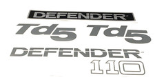 Kit adesivi Sticker Land Rover Defender 110 td5 aufkleber logo adhesif  _