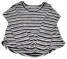 American Eagle Soft & Sexy Plush Long Sleeve Striped Shirt Juniors/Women's Med