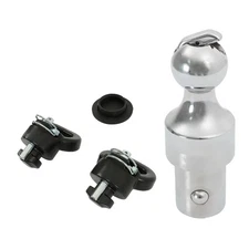 2-5/16" Gooseneck Ball & Safety Chain Anchor Kit For Puck System 60638 38000 lbs