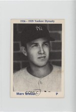 1975 TCMA 1936-39 Yankee Dynasty Marv Breuer (Blue Back) 0a3