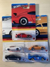 Hot wheels Porsche Series 2024 full set x 5 Cayman 356 935 911 944 new on cards