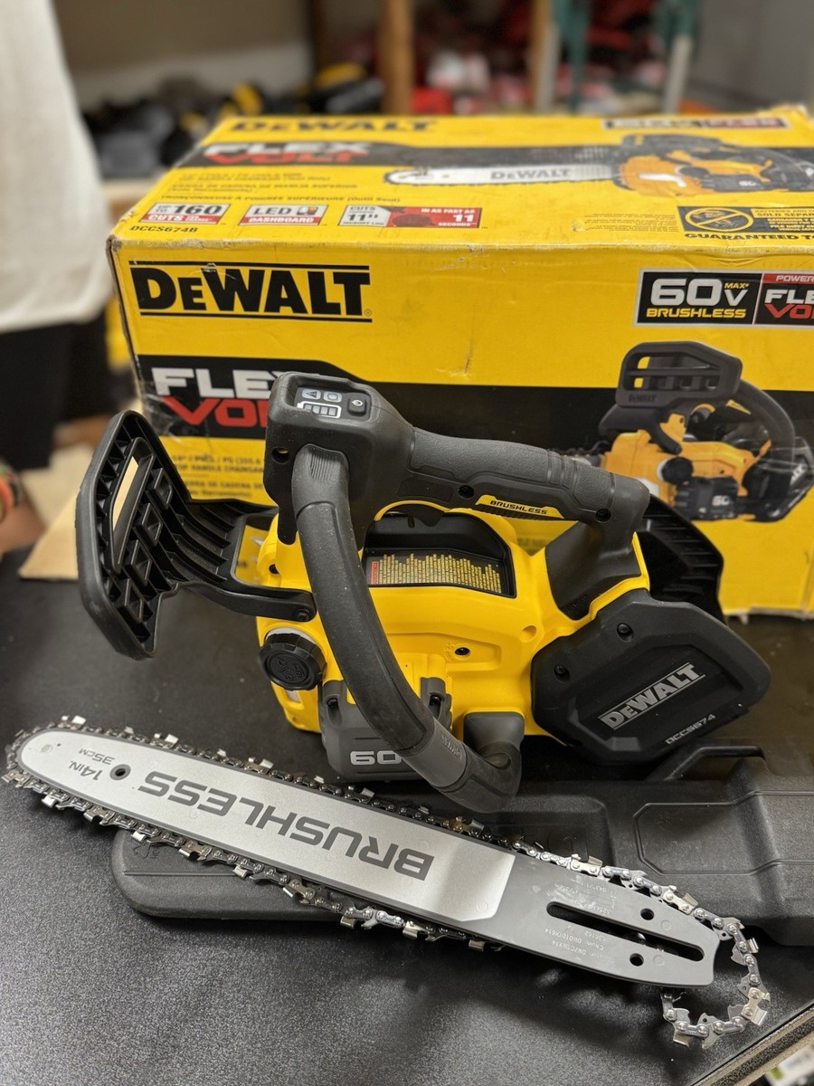 DEWALT DCCS674 60V MAX FLEXVOLT 14-inch Top Handle Chainsaw TOOL