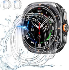 [2+2Pack] for Samsung Galaxy Watch Ultra (2025/2024)Screen Protector Case 47mm