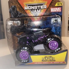 Monster Jam Black Panther 1:64 Monster Truck Toy
