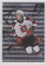 2021 Upper Deck SP Game Used CHL Edition Silver Foilboard /249 Jack Matier y0i