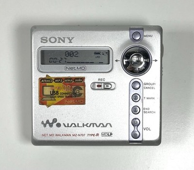 Sony Walkman MZ-N707 NET-MD Type R Minidisc MD Recorder Player Silver | Tested