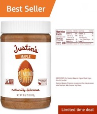 Maple Almond Butter, No Stir, Gluten-free, Non-GMO, Responsibly Sourced, 16 O...