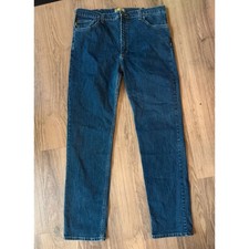Diamond Gusset Jean Co Mens Regular Fit Dark Wash Jeans 42x34 Made in USA