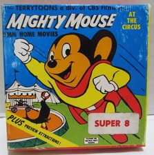 Mighty Mouse At The Circus - Super 8 MM Film Ken Films 