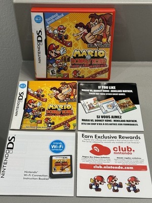 Mario vs. Donkey Kong: Mini-Land Mayhem (Nintendo DS, 2011) CIB Complete TESTED