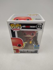Funko Pop Sheldon Cooper #11 – T-shirt Flash, Exclusivité Astro Zombies 2012, Super Rare !