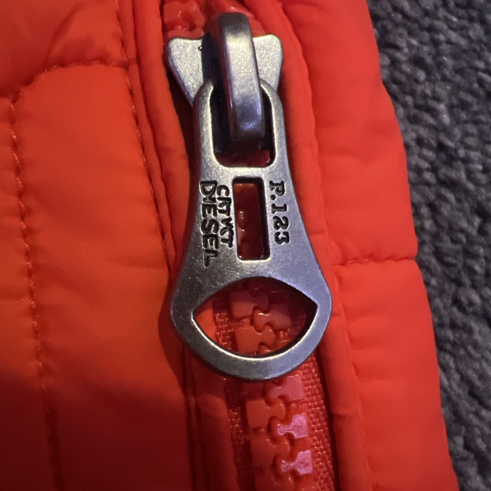 Diesel Kids Diesel Gilet Jacket. Brand New. Age 6 Orange. RRP £239 image 3