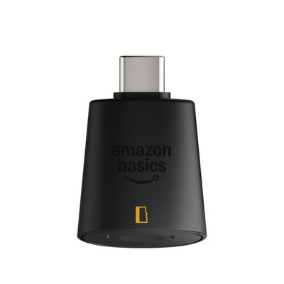 Amazon Basics USB C 3.0 MicroSD Player Schwarz Kompakt 128GB Kapazität
