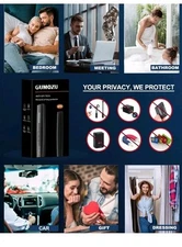 GUMOZU G9 Pro Hidden Camera Detectors, Anti Spy Detector with Vibration Sound Al