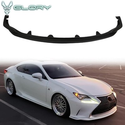Fits 15-18 Lexus RC300 RC350 F Sport Silkblaze Style PP Front Bumper Lip Spoiler