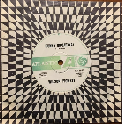 Wilson Pickett - Funky Broadway / I'm Sorry About That Atlantic Soul Funk Oz 45