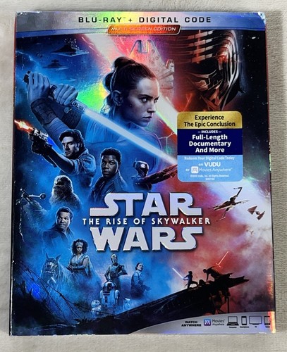 Star Wars Rise Of Skywalker Sealed Blu-ray + Digital 2020 Disney Mark Hamill
