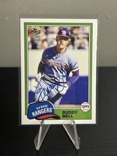 2012 Topps Archives #FFA-BBE Buddy Bell Fan Favorite Auto