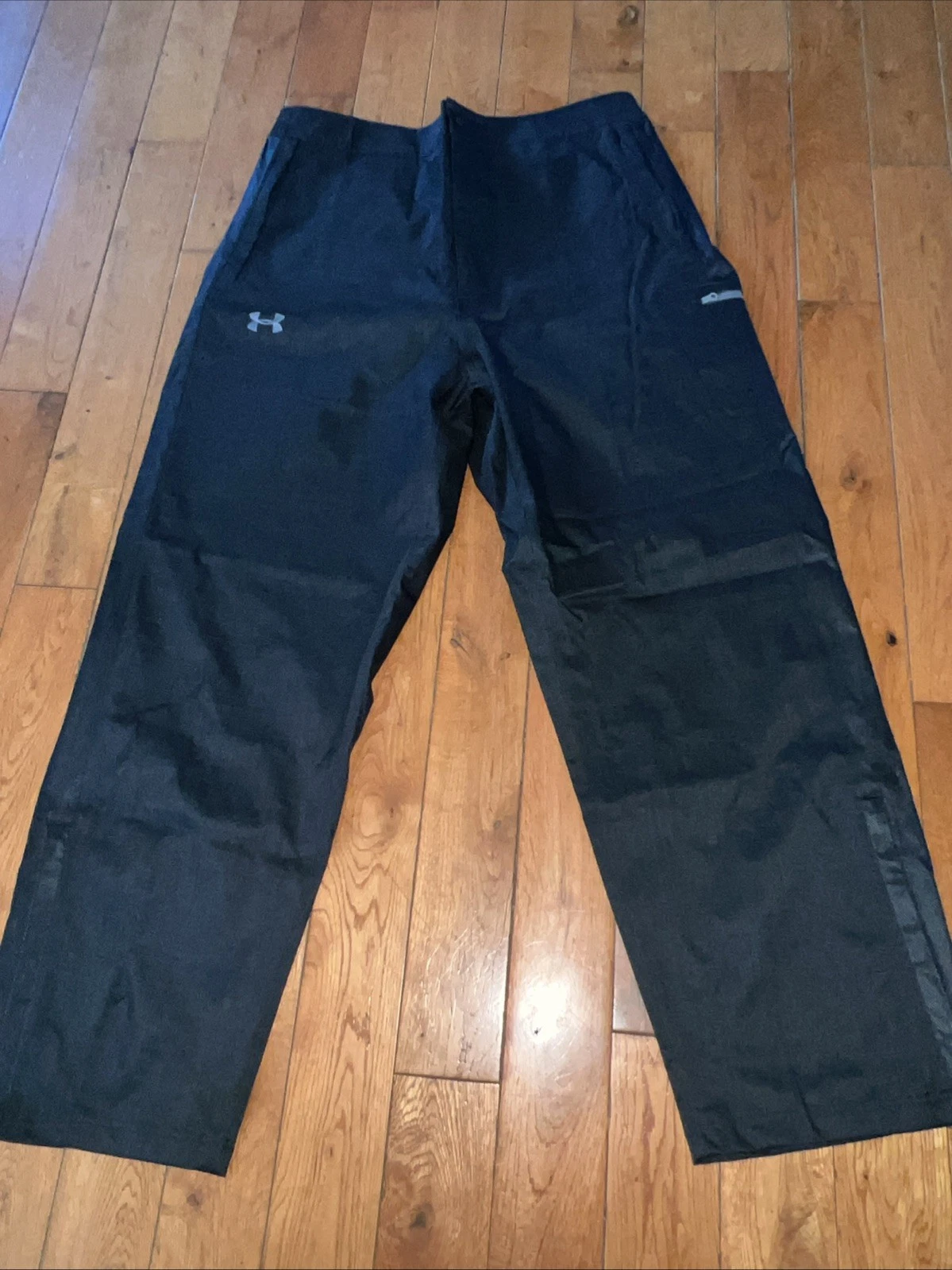 Under Armour Armourstorm Men's Size XL Black Rain/Snow Pants. Style 1248595