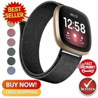 F Fitbit Versa 2 3 4 Lite Sense 2 Stainless Steel Magnetic Watch Band WristBand