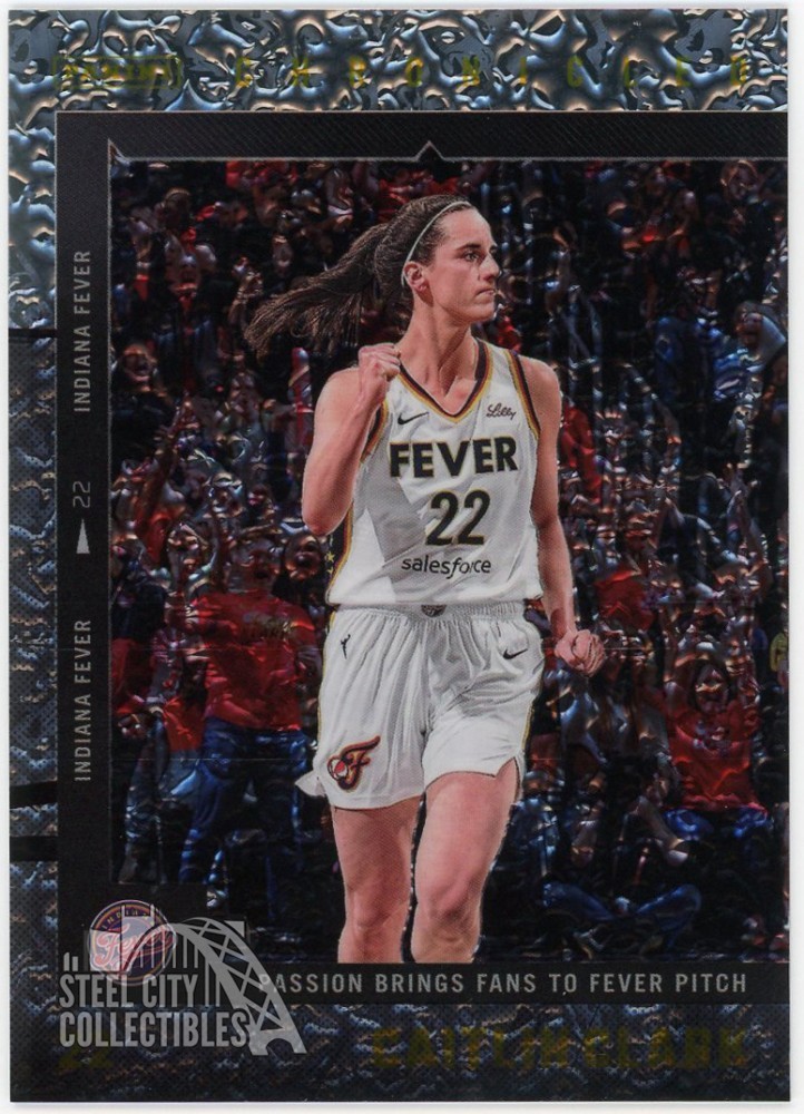2026 Panini NSCC VIP - 2025 Caitlin Clark Chronicled Gold Card #50 29/50