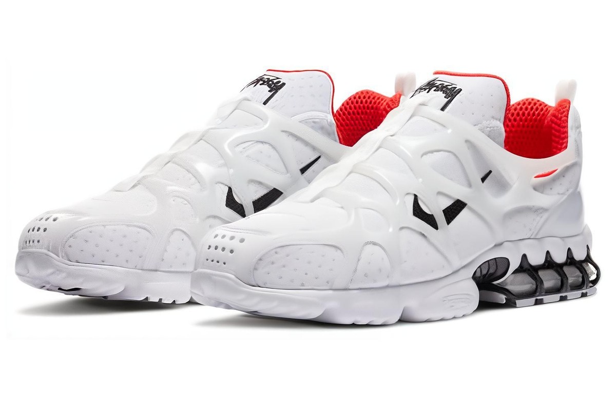 Size 9 - Stussy x Nike Air Zoom Spiridon Kukini White for sale
