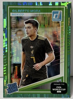 2025-26 Donruss Rated Rookie Gilberto Mora RC /199 Mexico FIFA World Cup