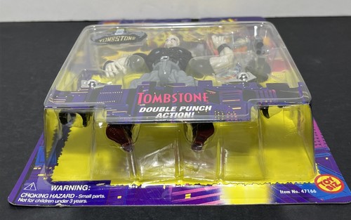 ToyBiz 1995 Modellino Spiderman la serie animata TOMBSTONE 5" nuovo con scatola - Foto 6 di 6