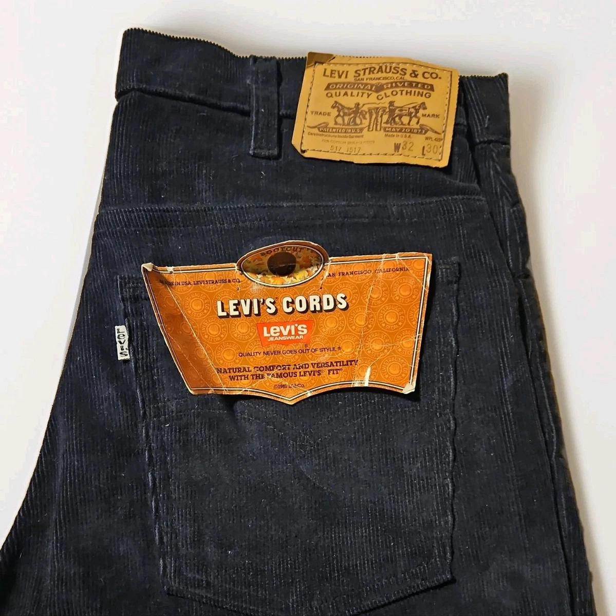 Levi's Corduroy Original Vintage Pants for Men for sale | eBay