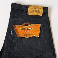 NWT Vintage 80s USA Levi's blue Corduroy 517-1517 LEVIS CORDS 32X30 White Tab