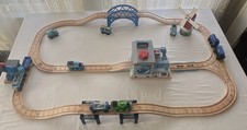 Thomas  Friends Wooden Train MIXED LOT SCRUB  SHINE, CARGO DROP, TRACK, TRAINS