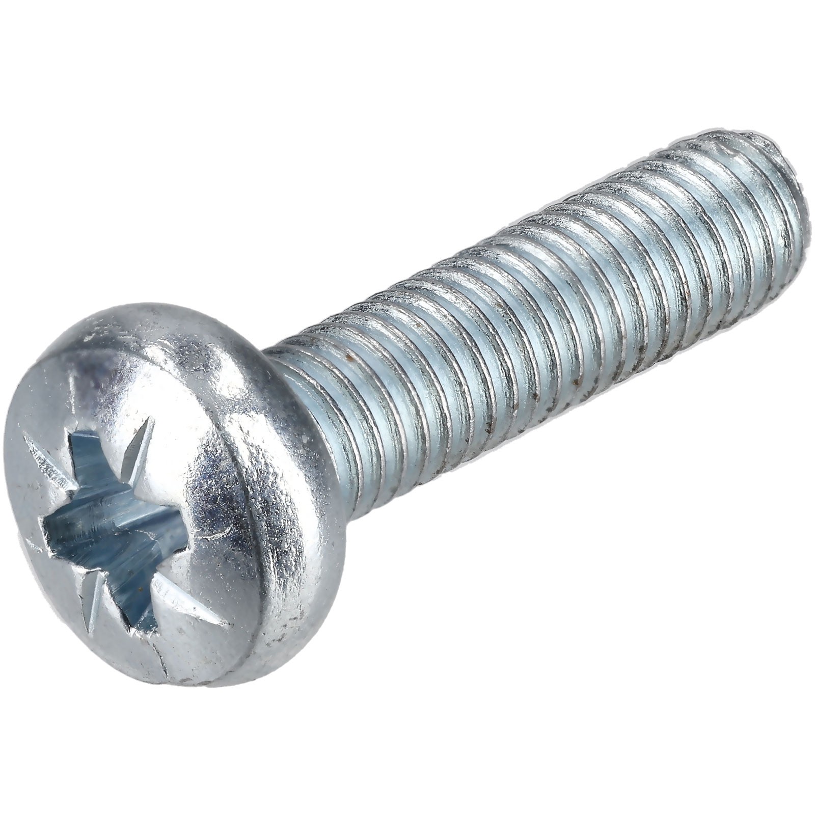 R-TECH Pozi Pan Head Machine Screws BZP M5 20mm - Pack Of 100