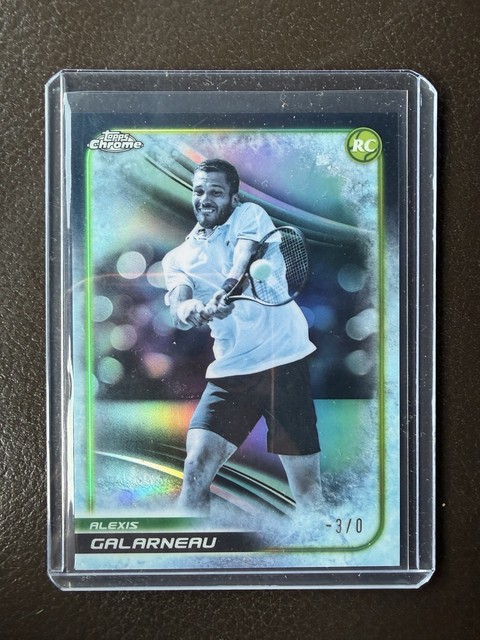 2025 Topps Chrome Tennis Alexis Galarneau Frozenfractor -3 RC SSP