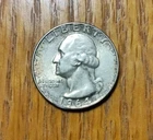 US Coin`~ 1964 Silver Washington Quarter ~ Good Conditon ~ Free Shipping!